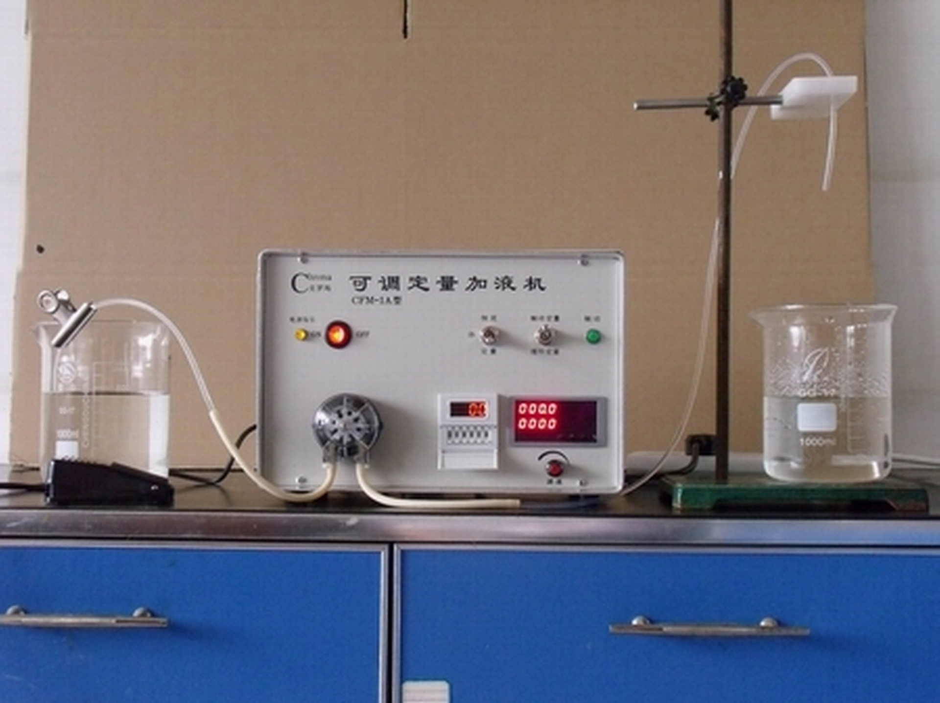 蠕动泵, 定量加液控制仪，定量取液移液装置,CFM-1A型可调定量加液机