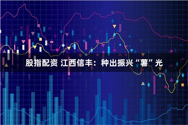 股指配资 江西信丰：种出振兴“薯”光